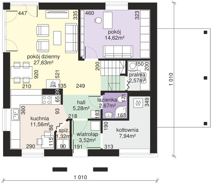 Parter projektu Dom przy Wiosennej 9