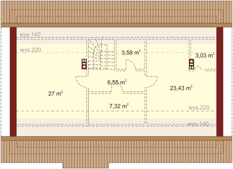 Poddasze projektu Domena 103