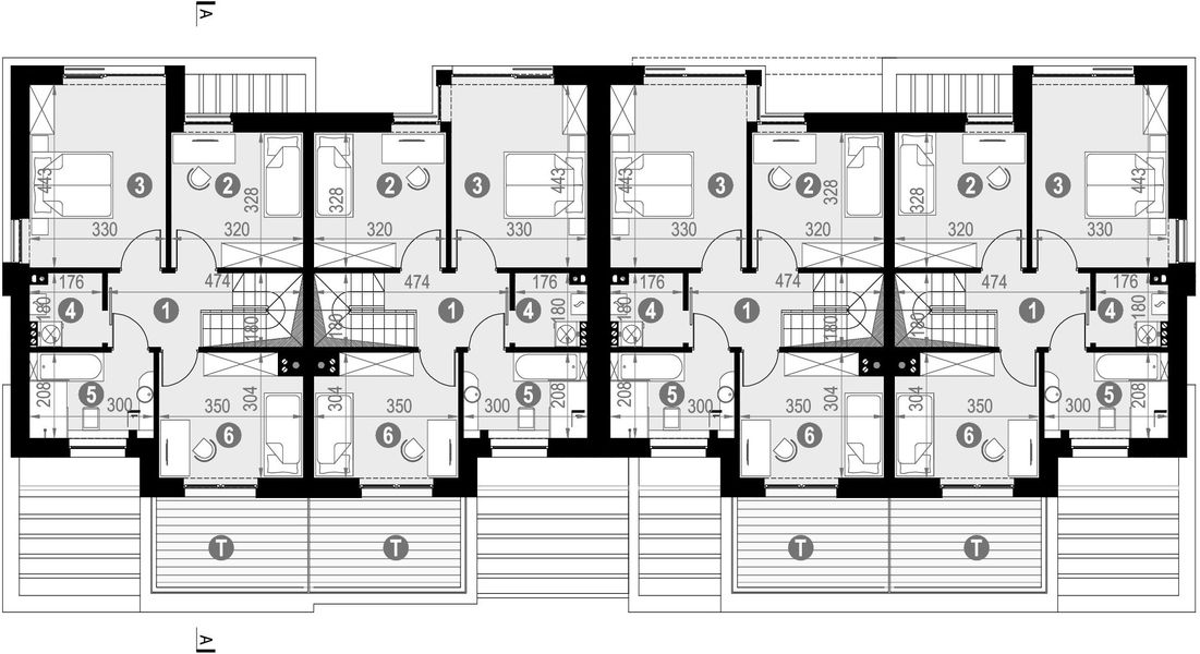 Piętro 1 projektu HomeKoncept 52 B2