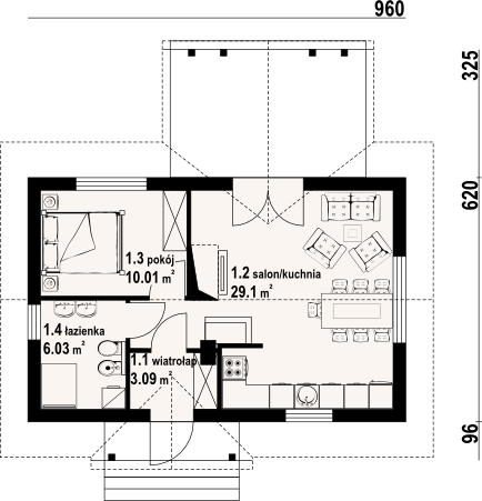 Parter projektu Hoczew mała 13 dws