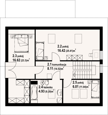 Poddasze projektu Niwa dws