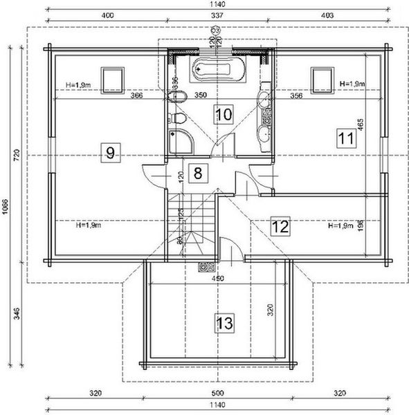 Poddasze projektu At-80