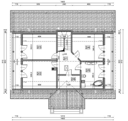 Poddasze projektu At-108