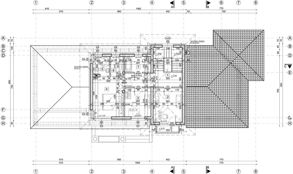 Piętro 1 projektu at-154