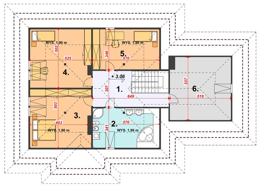 Poddasze projektu Degalia