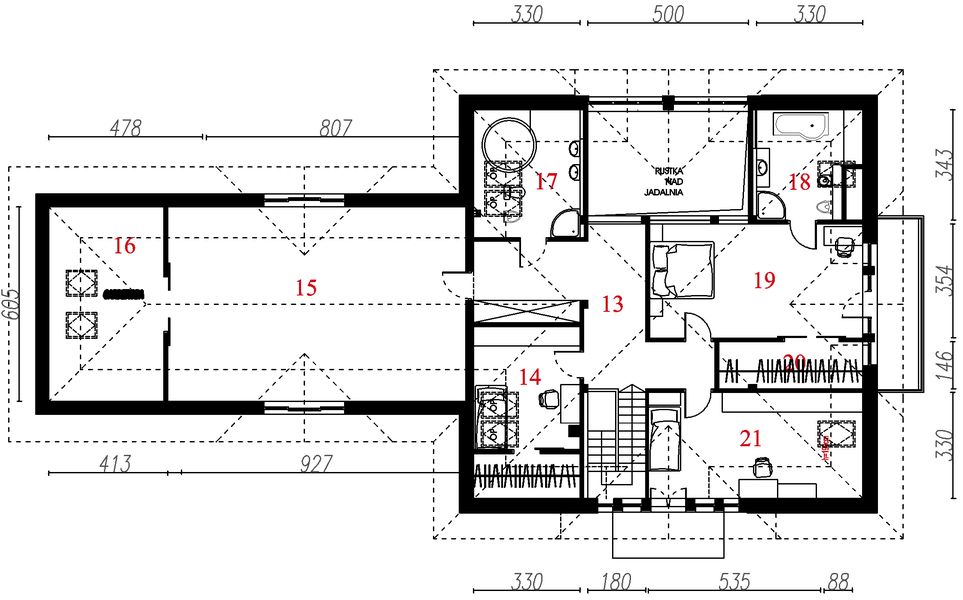 Poddasze projektu Lanella 3