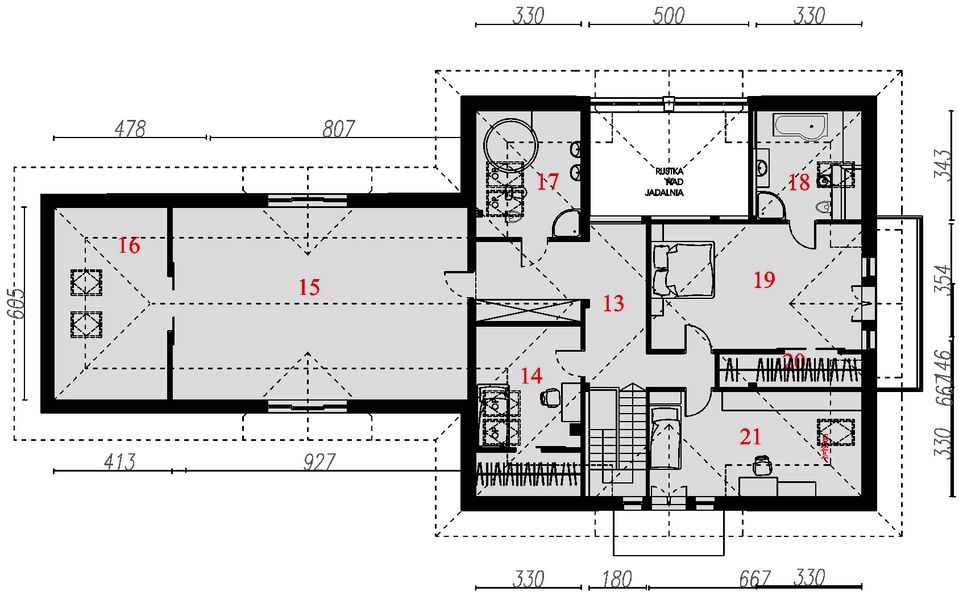 Poddasze projektu Lanella 4
