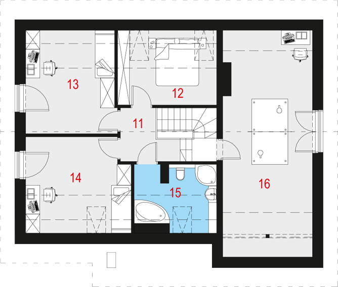 Poddasze projektu Propositus II G1