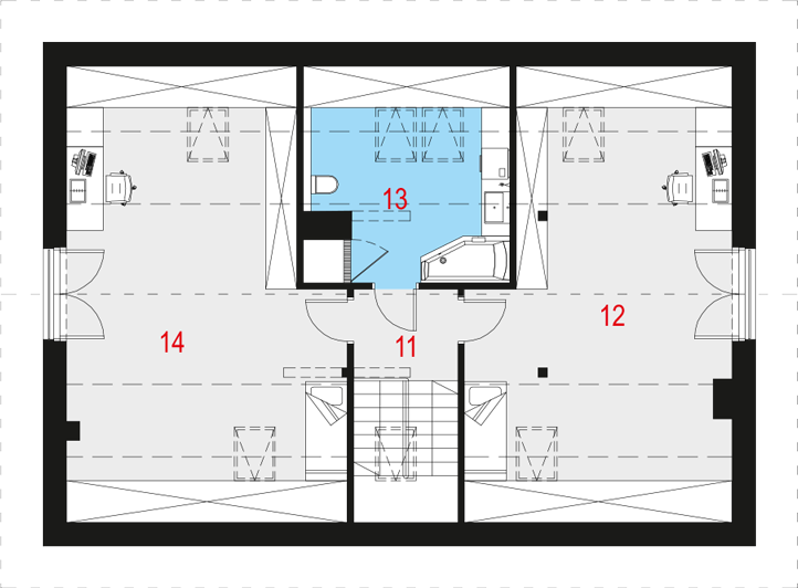 Poddasze projektu Rectus II