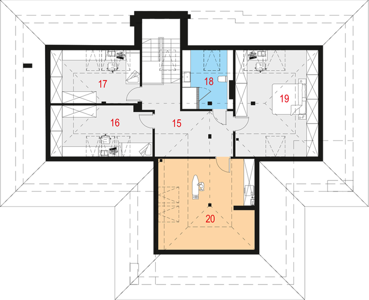 Poddasze projektu Universus I G2