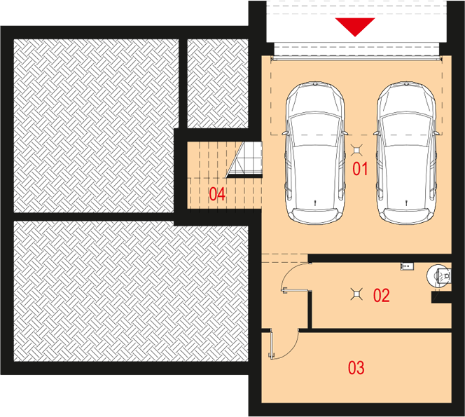 Piwnica projektu Virdis I PG2