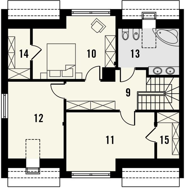Poddasze projektu Aviator 3