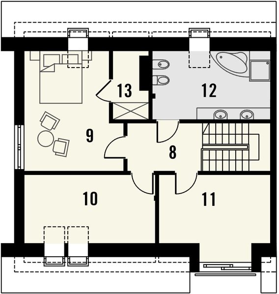 Poddasze projektu Tabasco 3