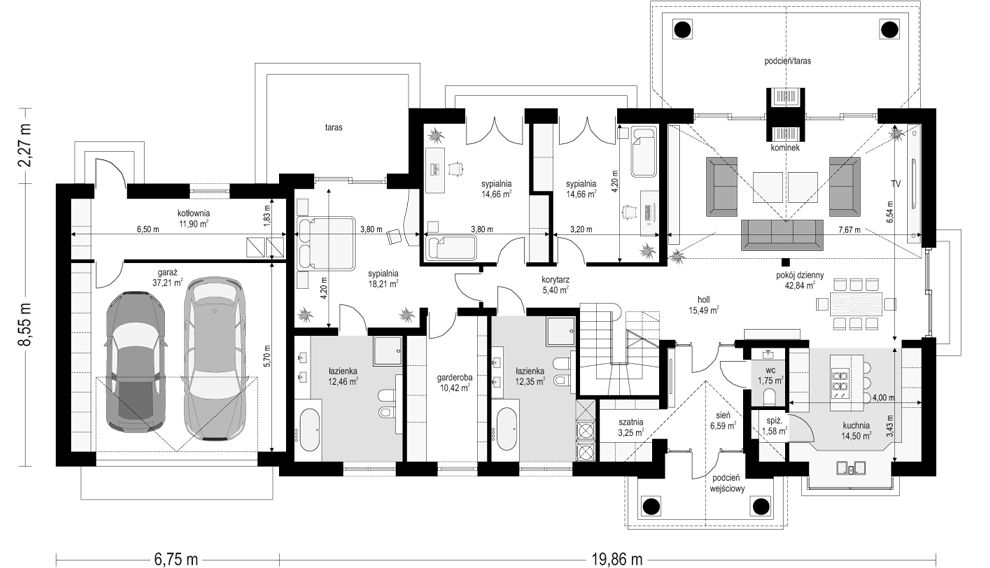 Parter projektu Willa Parkowa C