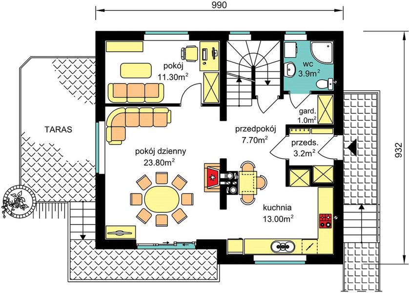 Parter projektu BW-53 wariant 1