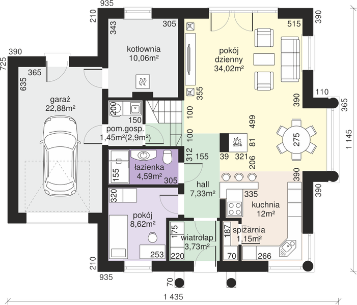 Parter projektu Dom przy Sielskiej 7