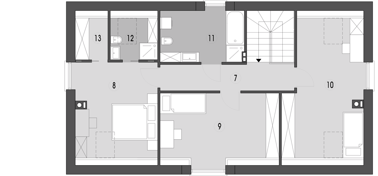 Poddasze projektu Blanka