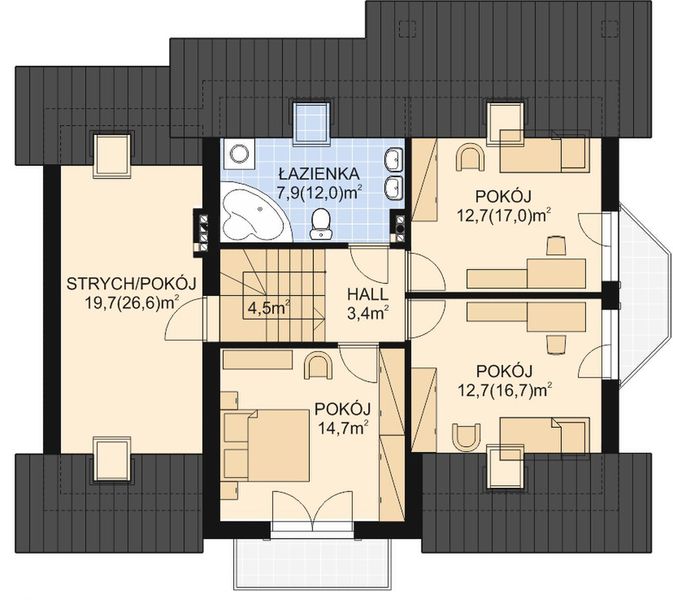 Poddasze projektu APS 193 NEW