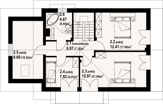 Poddasze projektu Oleśnica 19