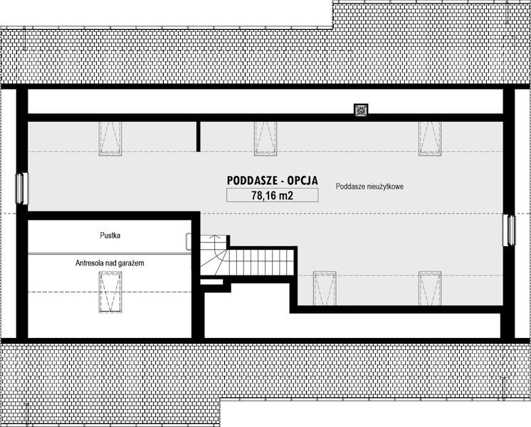 Poddasze projektu E-133