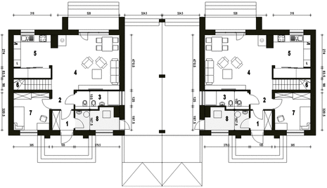 Parter projektu Lerka z wiatą bliźniak [A-BL1]