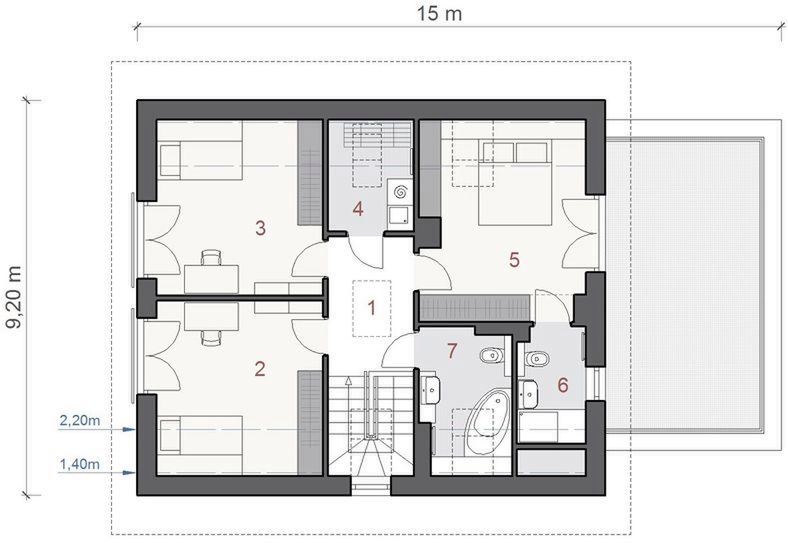 Poddasze projektu N8-G1