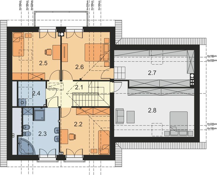 Poddasze projektu Puk 3 G2