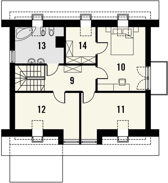 Poddasze projektu Tetris