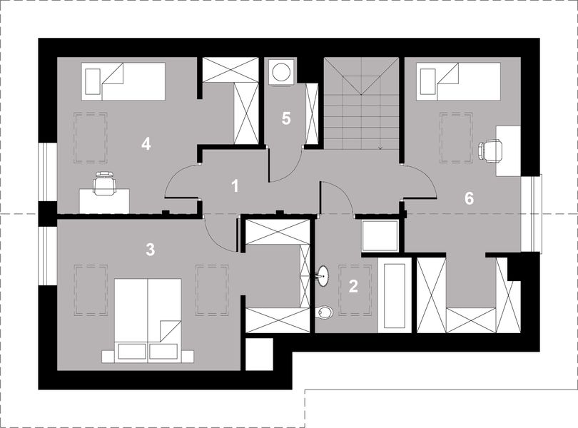 Poddasze projektu Faro