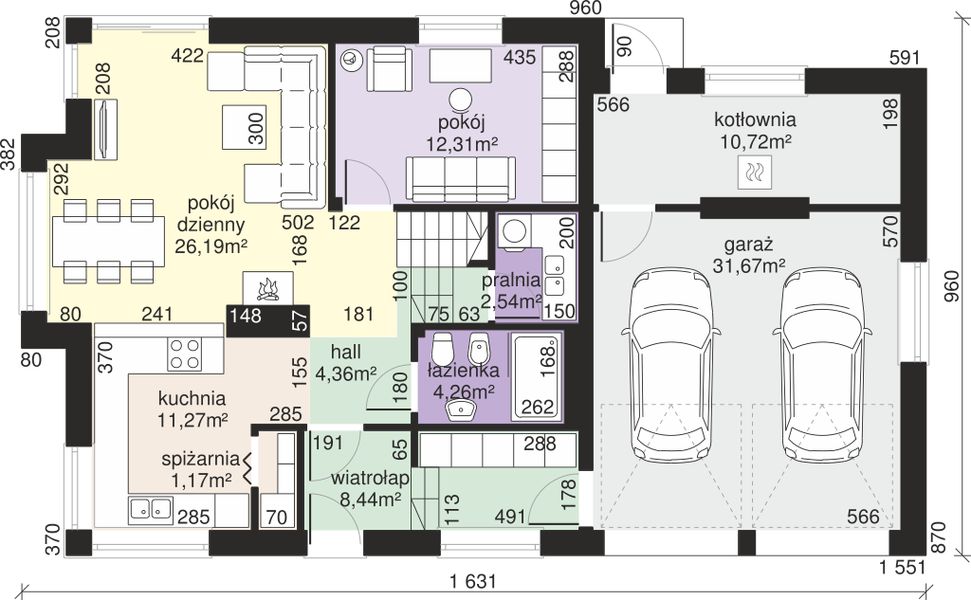 Parter projektu Dom przy Cyprysowej 15 K4