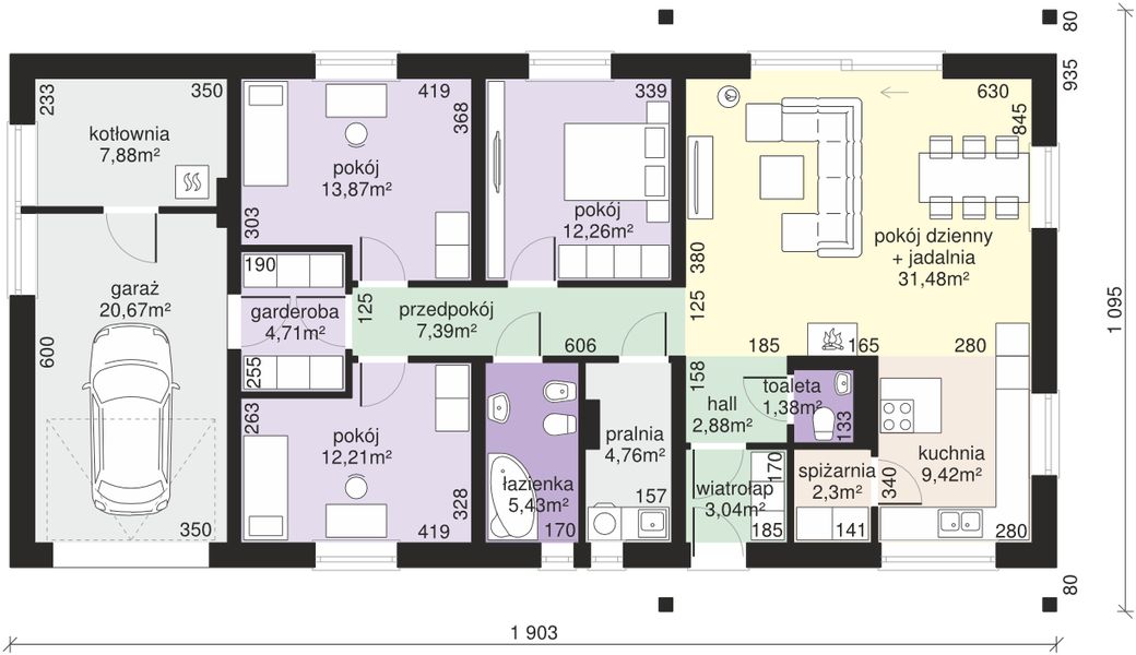 Parter projektu Dom przy Bukowej 7