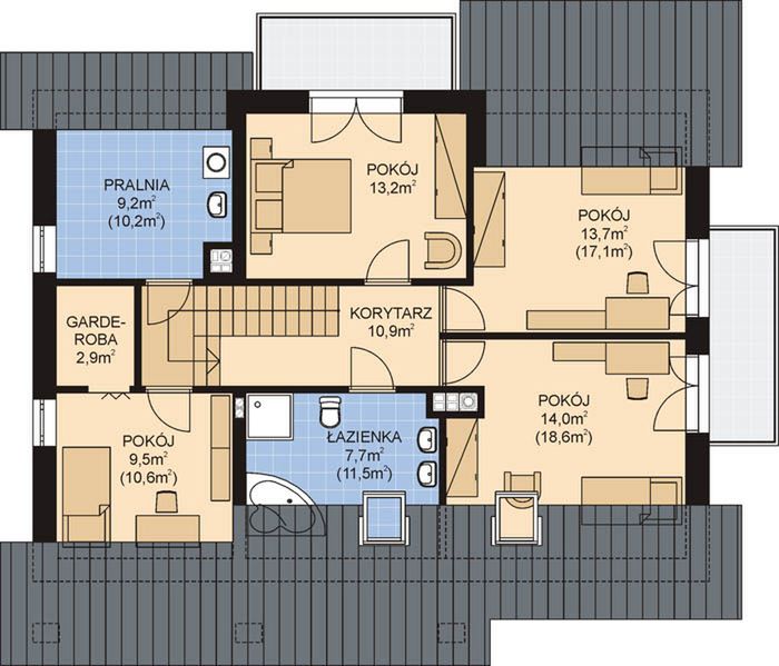 Poddasze projektu APS 302