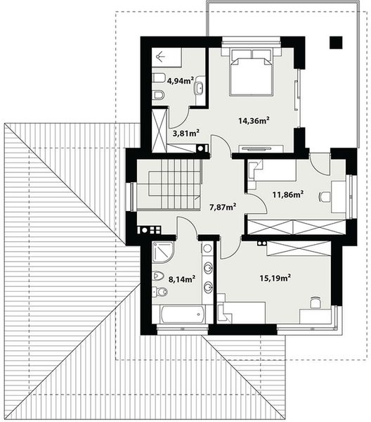 Piętro 1 projektu Karat 4