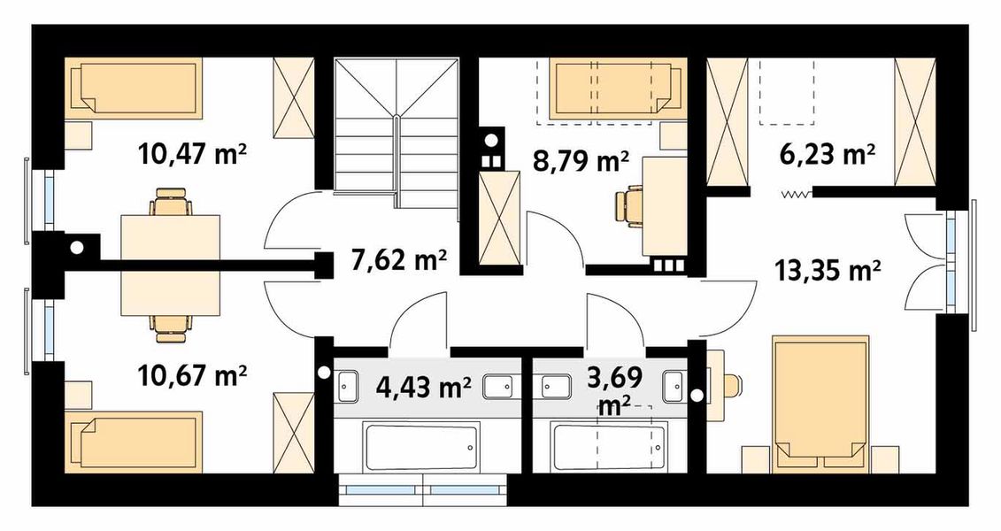 Poddasze projektu Bez 3