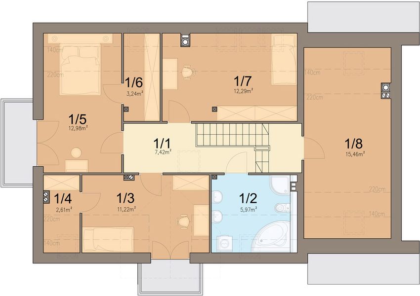 Poddasze projektu Tamarillo 6