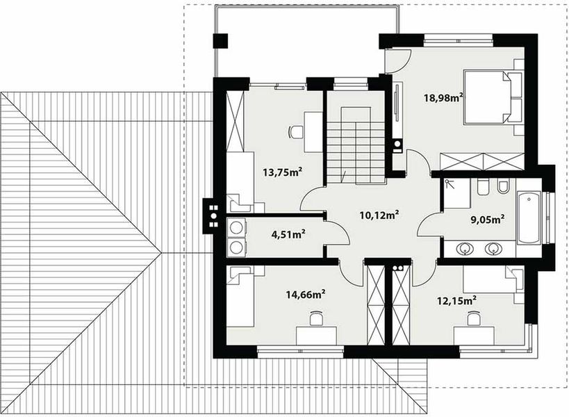 Piętro 1 projektu Kleo