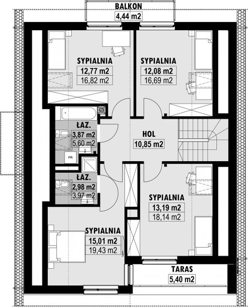 Poddasze projektu E-223