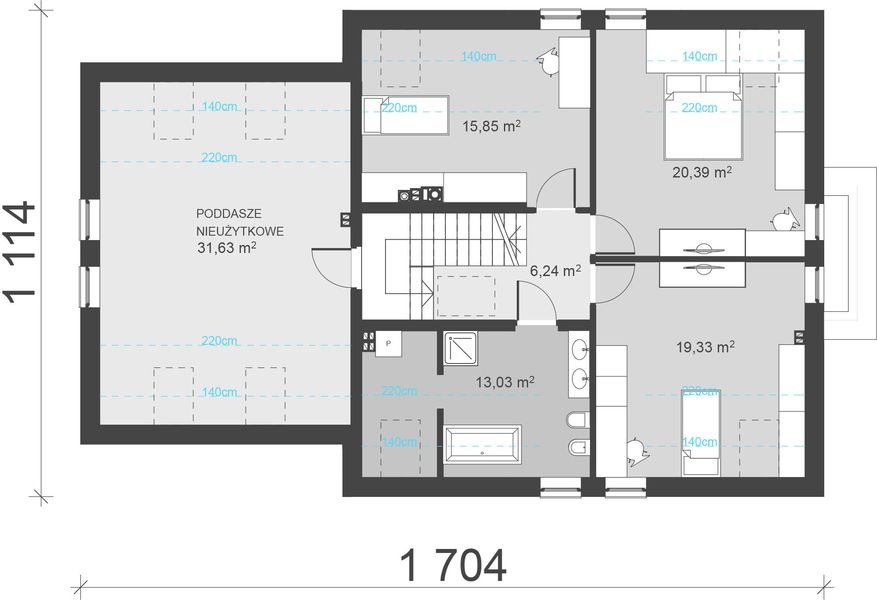 Poddasze projektu uA15