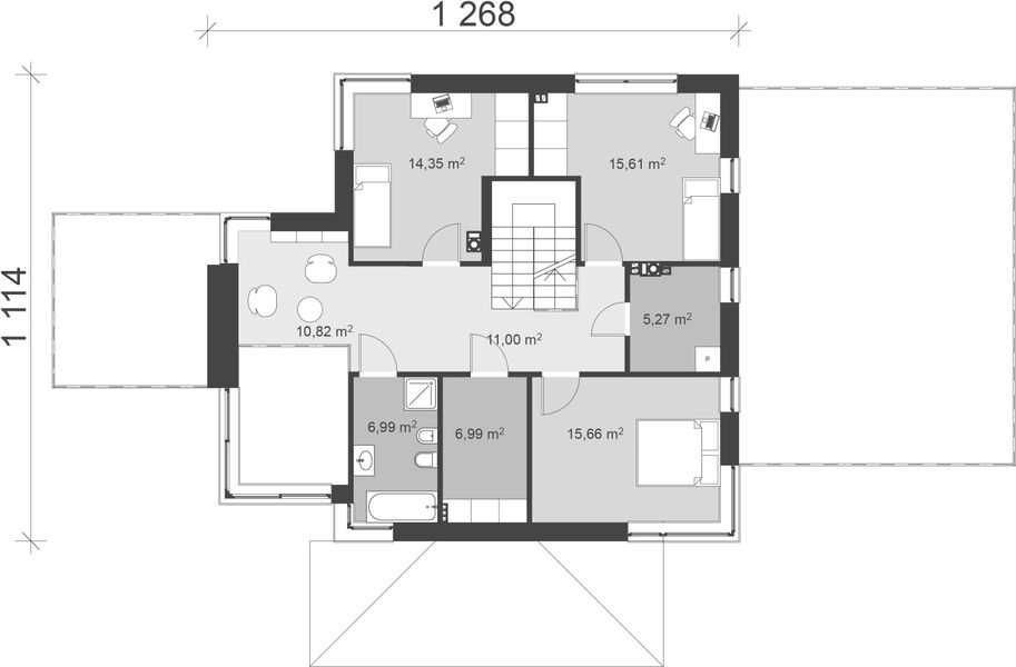 Piętro 1 projektu uA24v1