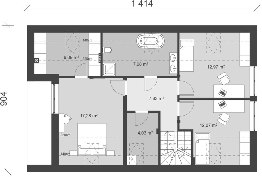 Poddasze projektu uA34