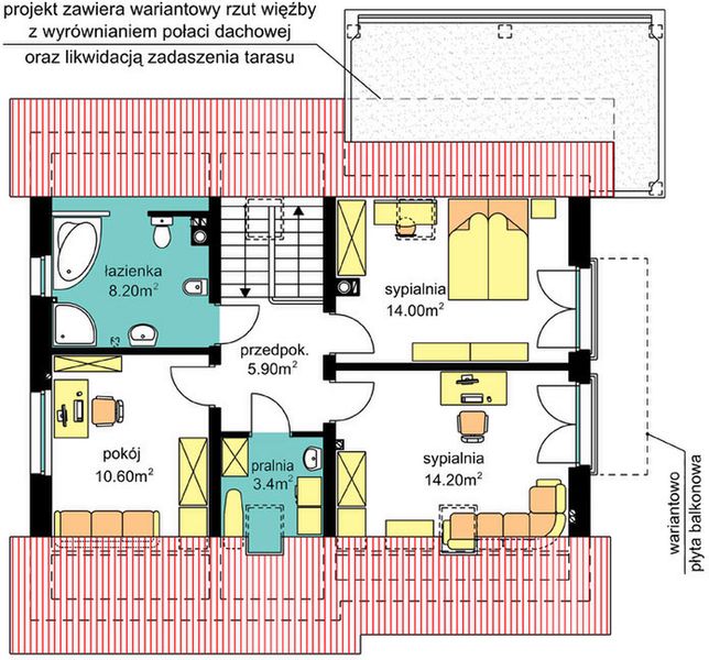 Poddasze projektu BW-55