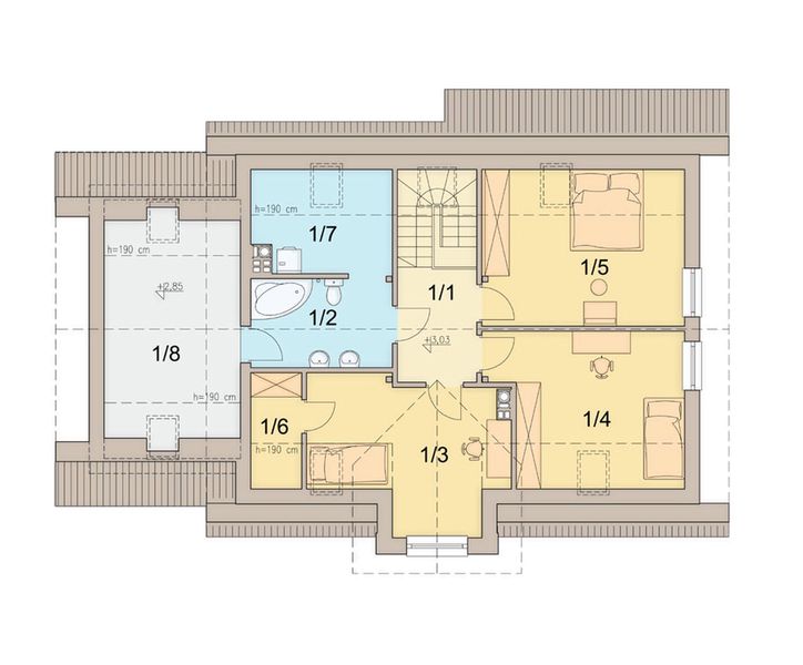 Poddasze projektu Marcello 2