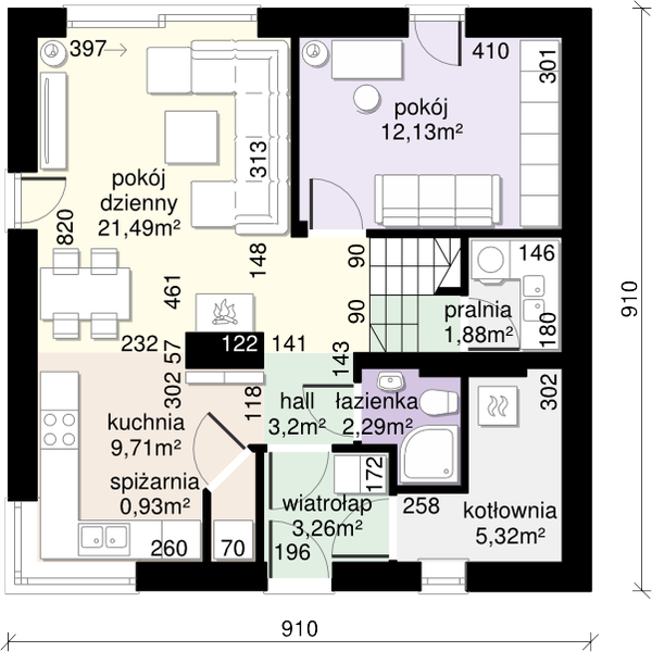 Parter projektu Dom przy Cyprysowej 56