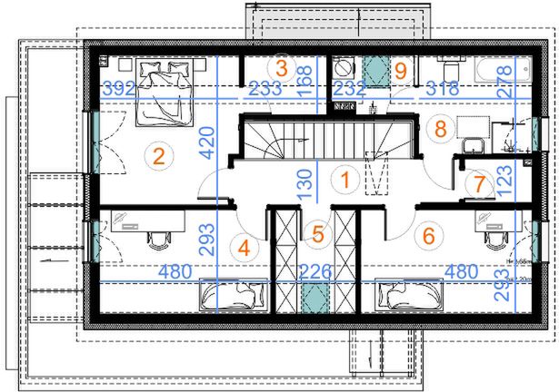 Poddasze projektu Podpiwniczony 01A