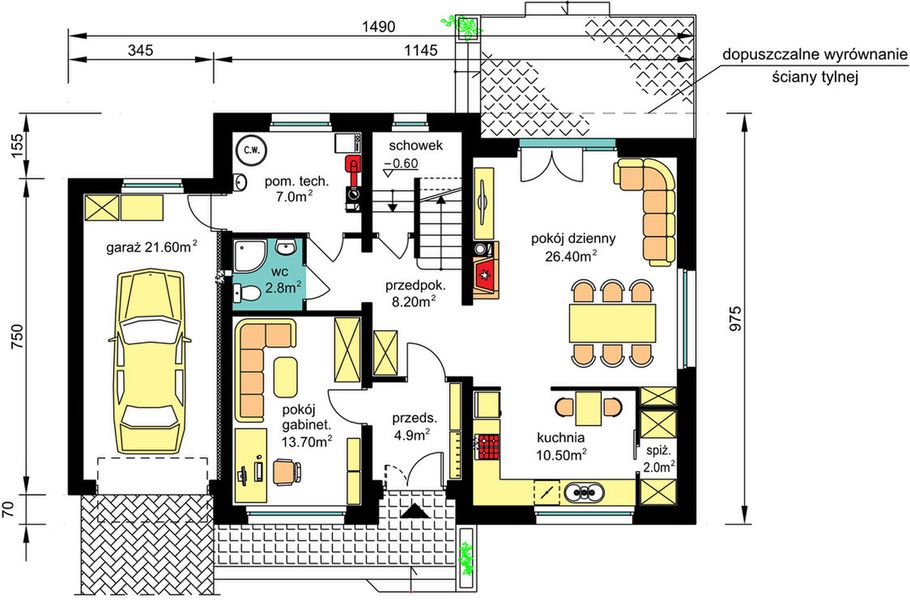 Parter projektu BW-55 wariant 3