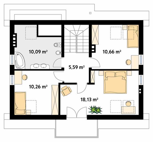 Poddasze projektu Aurum