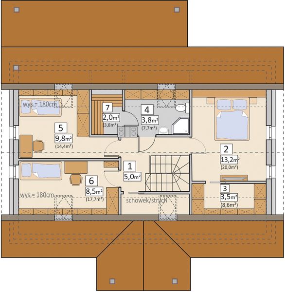 Poddasze projektu AJR_02_B