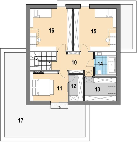 Poddasze projektu Xavier II G2