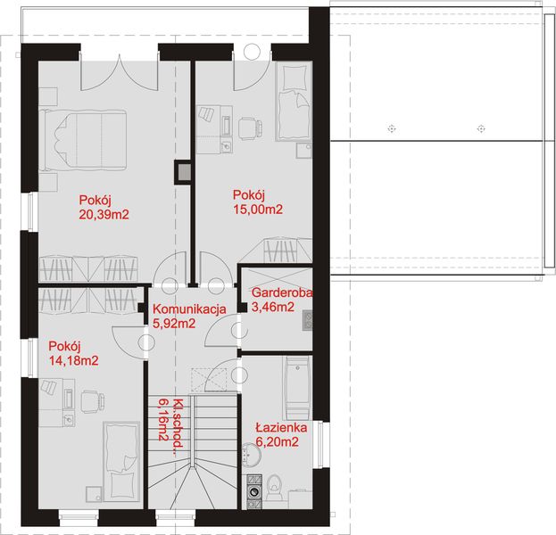 Piętro 1 projektu at-159
