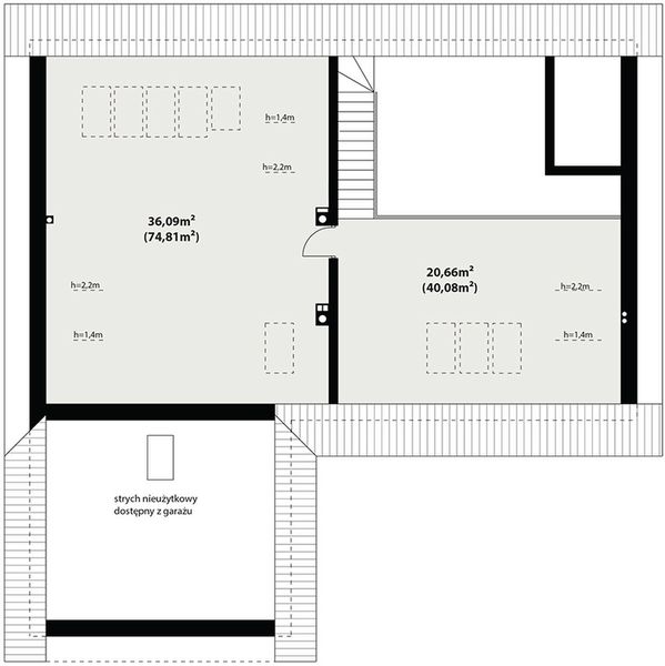 Poddasze projektu Endo 4